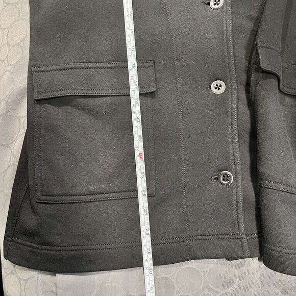 Daily Practice‎ Anthropologie V Neck Cardigan Black Sweater Size Large - Picture 11 of 11